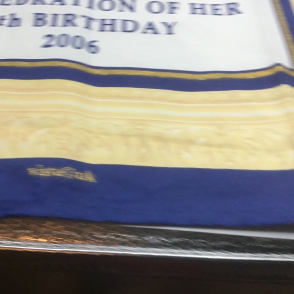 Souvenir Tea Towel Her Majesty Queen Elizabeth || Celebrating Her 80th Birthday - Picture 5 of 7